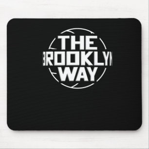 Alfombrilla De Ratón La red de baloncesto de Brooklyn Way