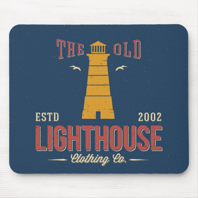 Alfombrilla De Ratón La ropa vieja Co. del faro (Frente)