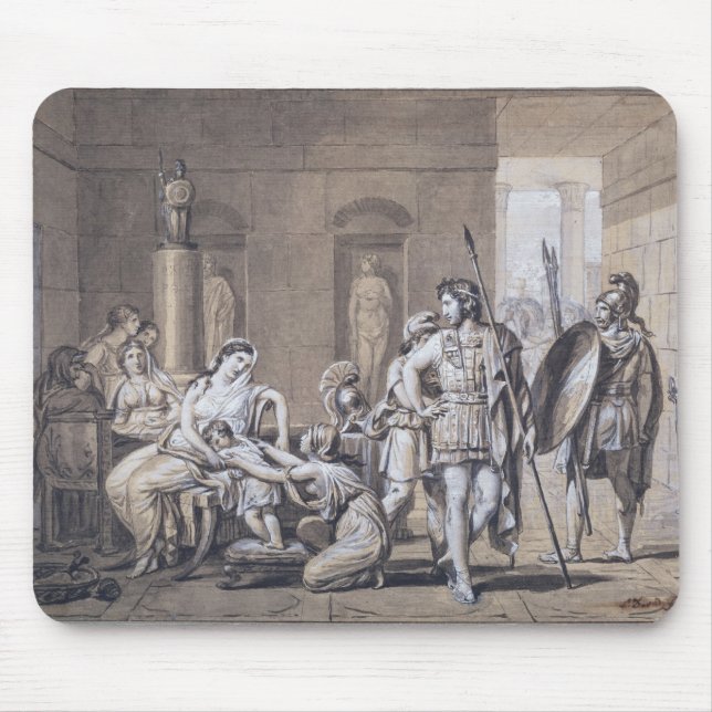 Alfombrilla De Ratón La salida de Hector, c.1812 (Frente)