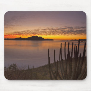 Alfombrilla De Ratón La salida del sol sobre Isla Danzante en el Golfo