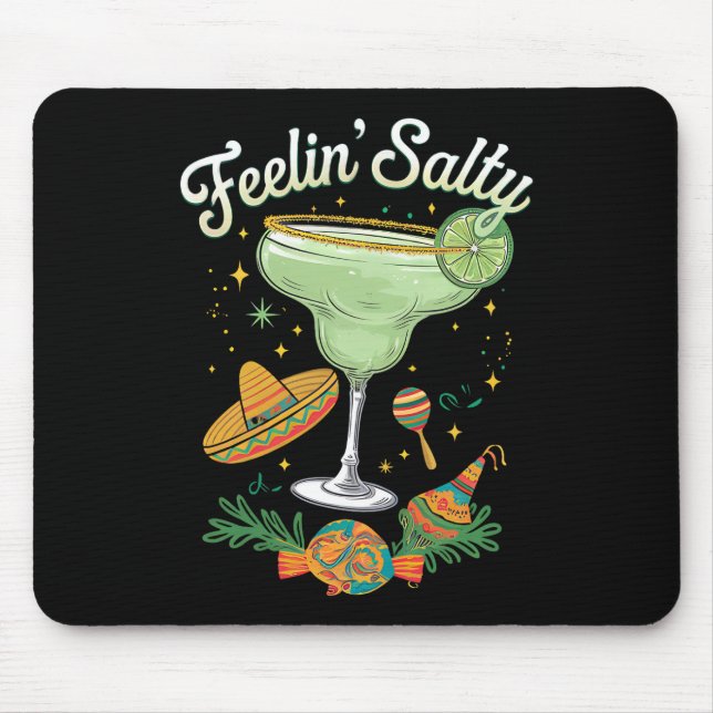 Alfombrilla De Ratón La salsa de la mujer de Feelin Margarita Funny Cin (Frente)
