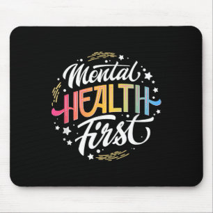 Alfombrilla De Ratón La salud mental es la primera conciencia