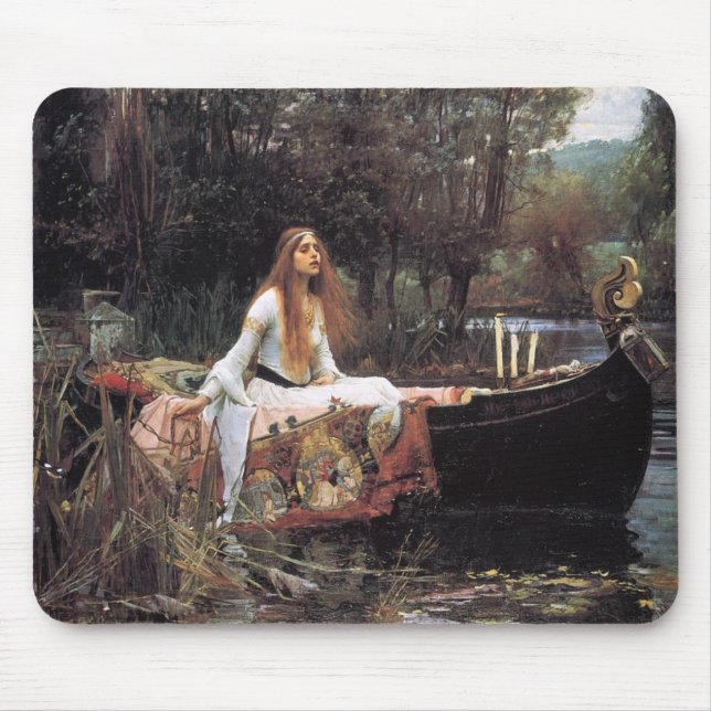 Alfombrilla De Ratón La señora del chalote Mousepad (Frente)
