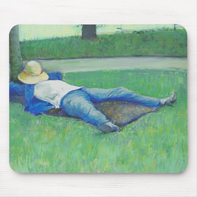 Alfombrilla De Ratón La Siesta (de Gustave Caillebotte) (Frente)
