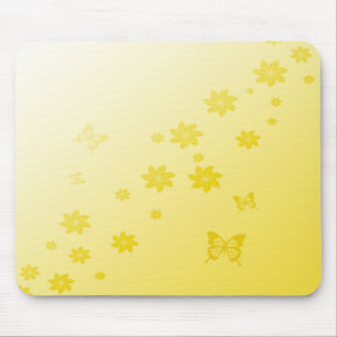 Alfombrilla De Ratón La sol florece mariposas de n