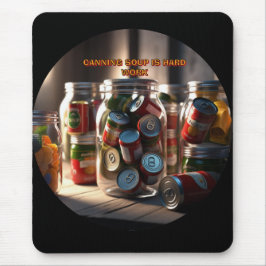 Alfombrilla De Ratón La sopa de lata es trabajo duro