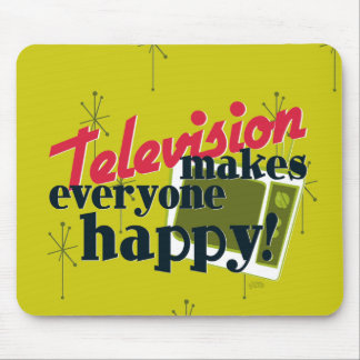 Alfombrilla De Ratón ¡La Televisión Hace Feliz A Todos!