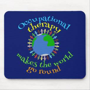 Alfombrilla De Ratón La terapia profesional hace que el mundo va