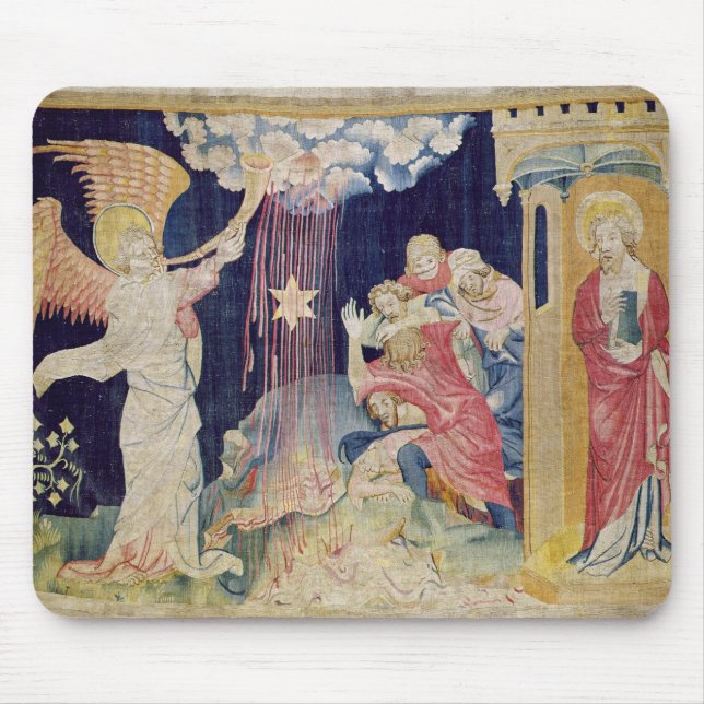 Alfombrilla De Ratón La tercera trompeta y la estrella del ajenjo (Frente)