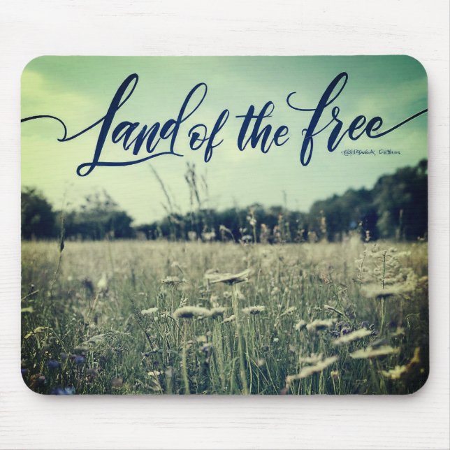Alfombrilla De Ratón La tierra de los libres (Frente)