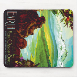 Alfombrilla De Ratón La Tierra - Su oasis en el espacio