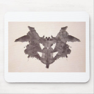 Alfombrilla De Ratón La tinta de la prueba de Rorschach borra el palo