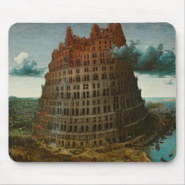 Alfombrilla De Ratón La Torre de Babel (por Pieter Bruegel el Mayor)
