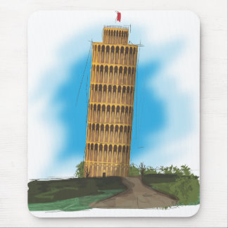 Alfombrilla De Ratón La torre inclinada de Pisa, Italia