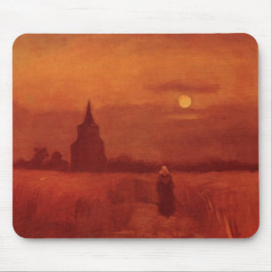 Alfombrilla De Ratón La torre vieja en los campos