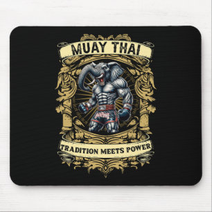 Alfombrilla De Ratón La tradición se une al poder: kickboxing y Muay Th