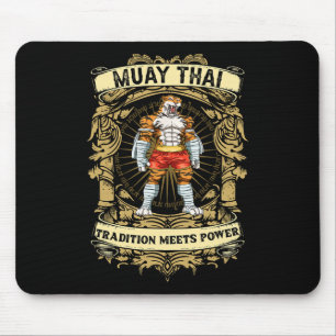 Alfombrilla De Ratón La tradición se une al poder: kickboxing y Muay Th