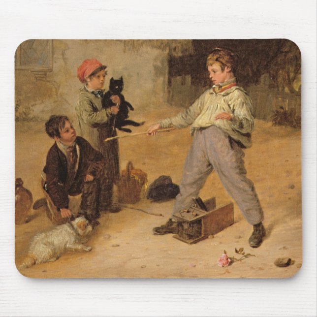 Alfombrilla De Ratón La trampa de rata (aceite en el panel) (Frente)