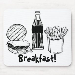 Alfombrilla De Ratón La última almohadilla del ratón para el desayuno