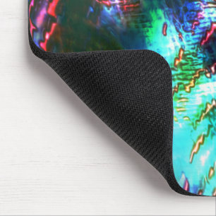 Alfombrilla De Ratón La última imagen reciclada, textura coloreada viej