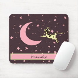 Alfombrilla De Ratón La vaca salta por encima de la luna
