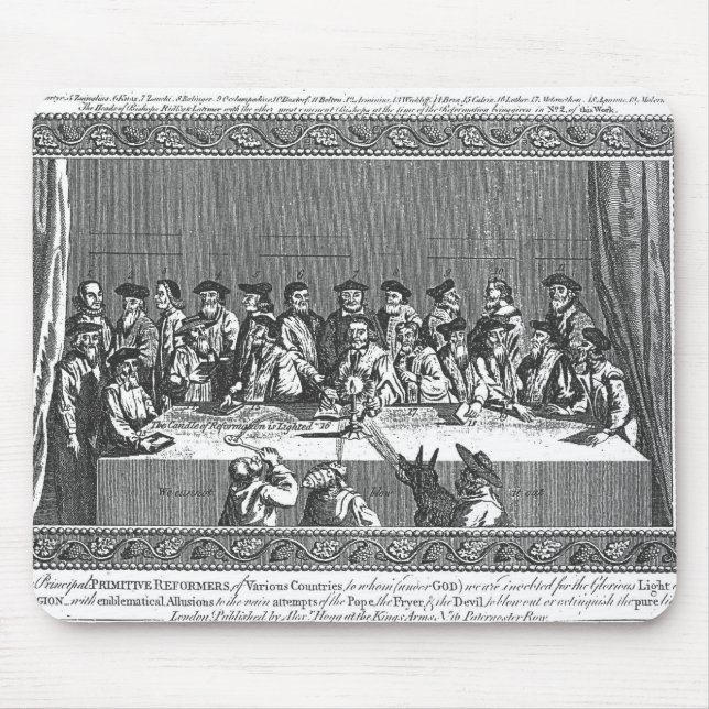 Alfombrilla De Ratón La vela de la reforma es Lighted (Frente)