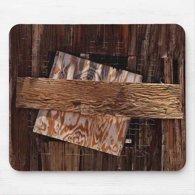 Alfombrilla De Ratón La ventana de la vieja casa de madera (Frente)