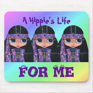 Alfombrilla De Ratón La vida de un hippie para mí Mousepad