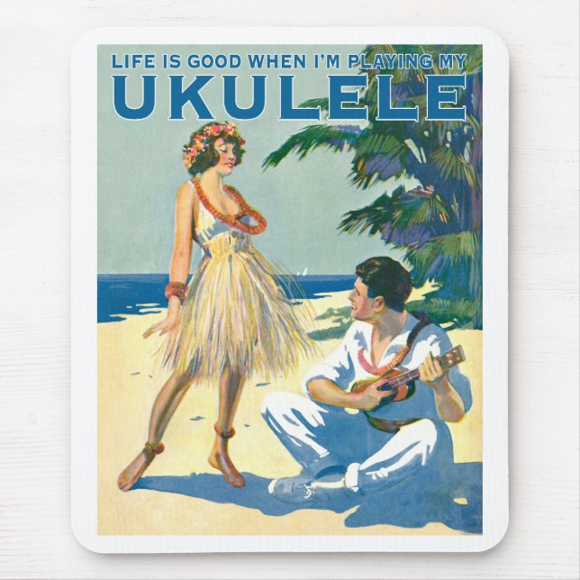 Alfombrilla De Ratón La vida es buen #2 Mousepad (Frente)