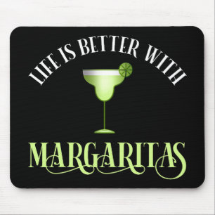 Alfombrilla De Ratón La Vida Es Mejor Con Margaritas