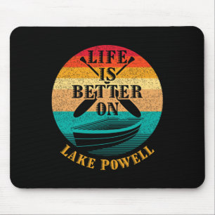 Alfombrilla De Ratón La vida es mejor en Lake Powell Humor divertido de