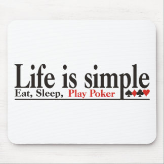 Alfombrilla De Ratón La vida es simple