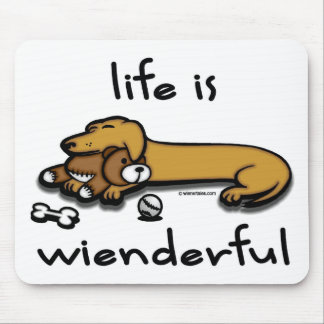 Alfombrilla De Ratón La vida es Wienderful Mousepad