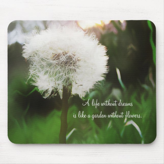 Alfombrilla De Ratón La vida sin sueños. Dandelion Dreams Mousepad (Frente)