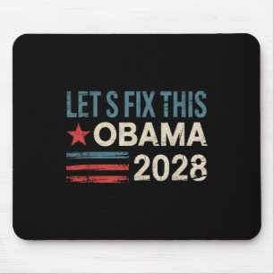 Alfombrilla De Ratón La vieja elección patriótica política de Obama 202