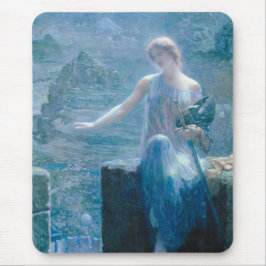 Alfombrilla De Ratón La vigilia de Valkyrie (Dama elegante en un castil