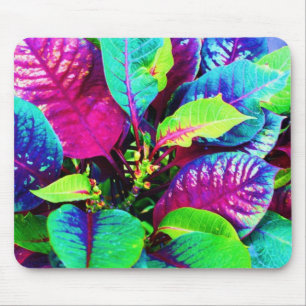 Alfombrilla De Ratón La violeta colorida planta Mousepad