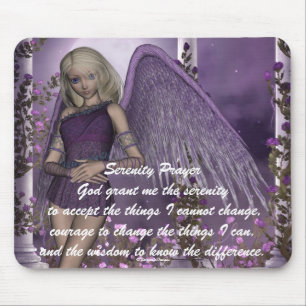 Alfombrilla De Ratón La violeta del ángel encanta Mousepad