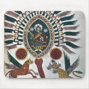 Alfombrilla De Ratón La visión de Daniel de cuatro bestias y de dios