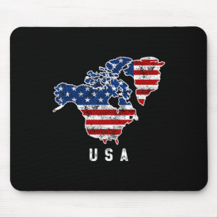 Alfombrilla De Ratón La visión de Trump del mapa de Estados Unidos con 