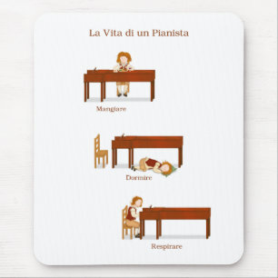 Alfombrilla De Ratón La Vita di la un Pianista