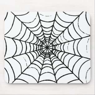 Alfombrilla De Ratón La web de una araña simple