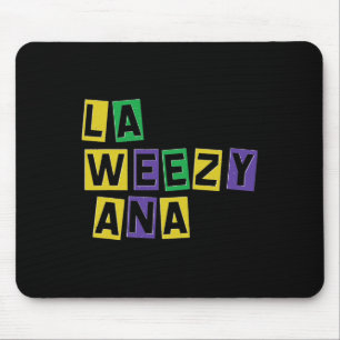 Alfombrilla De Ratón La Weezy Ana Mardi Gras Louisiana La Weezy Ana Car