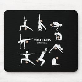 Alfombrilla De Ratón La yoga Farts