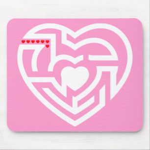 Alfombrilla De Ratón laberinto de amor