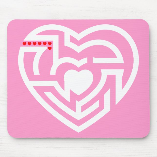 Alfombrilla De Ratón laberinto de amor (Frente)