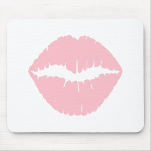 Alfombrilla De Ratón Labial rosa