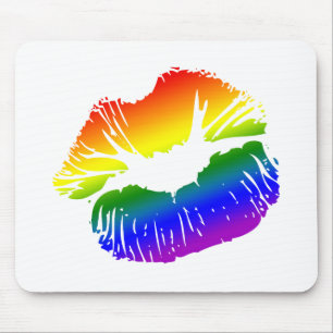 Alfombrilla De Ratón Labios 1 del arco iris