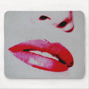 Alfombrilla De Ratón Labios rojos