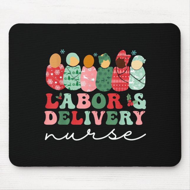 Alfombrilla De Ratón Labor And Delivery Nurse Shirt L&amp;d Nurse Chris (Frente)
